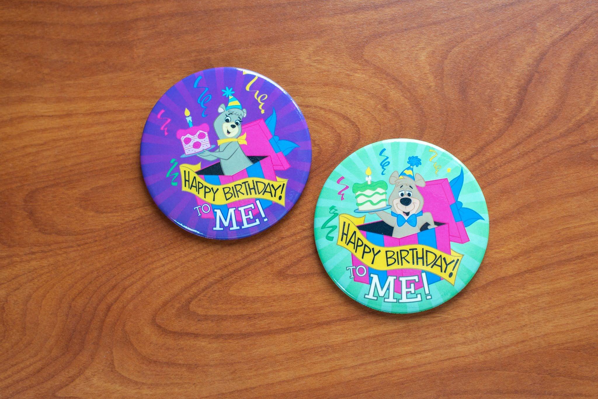 Character birthday button!