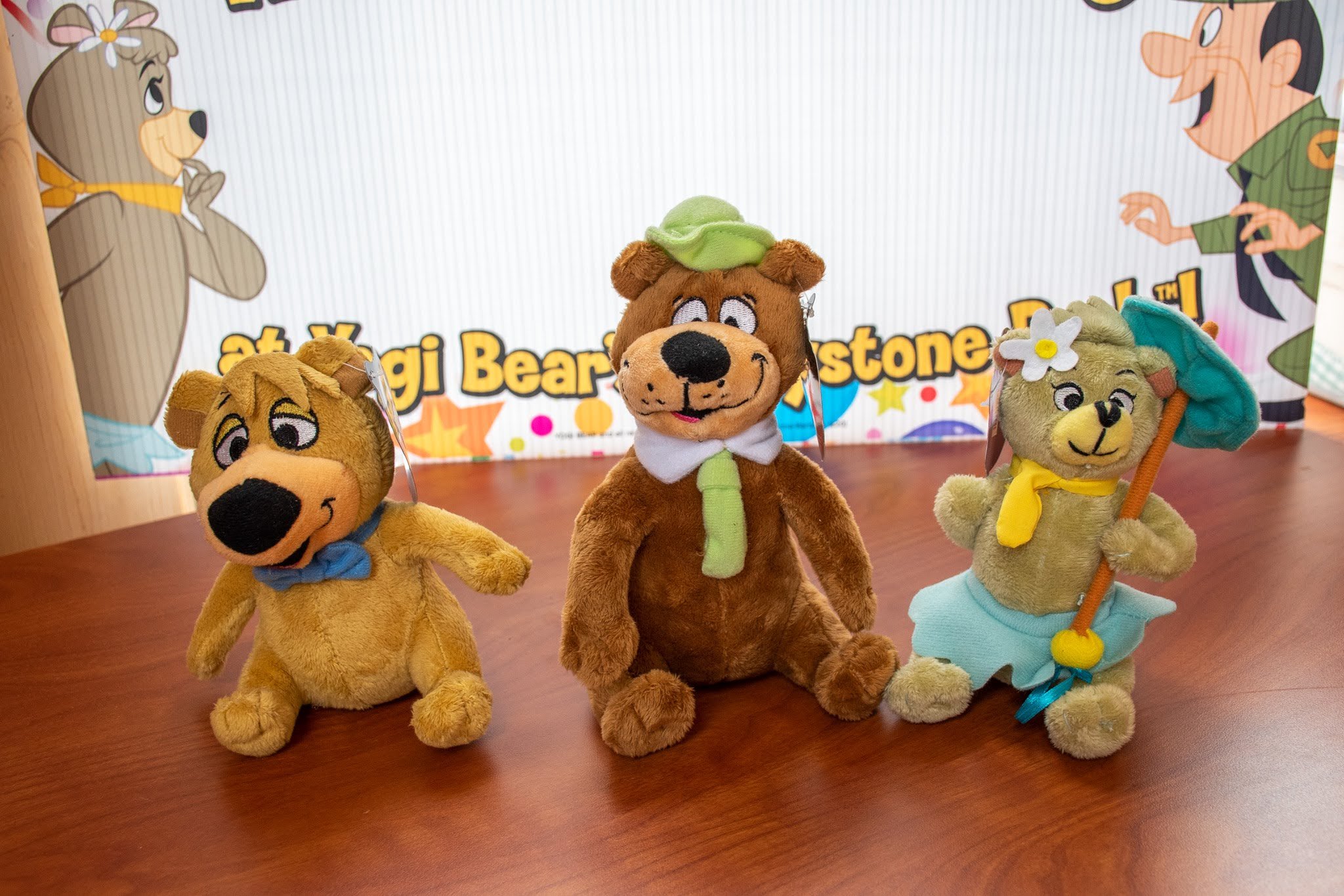 Yogi Bear™, Boo Boo™,  or Cindy Bear™ plushes